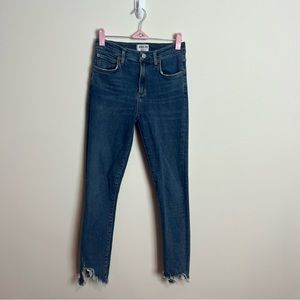 AGOLDE Sophie High Rise Skinny Denim Jeans in Scheme Wash Women Size 26